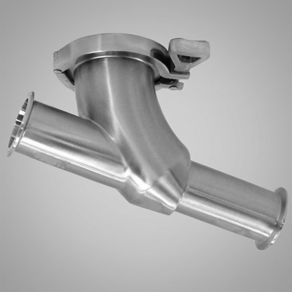 Sanitary Y-Pattern Ball Check Valve