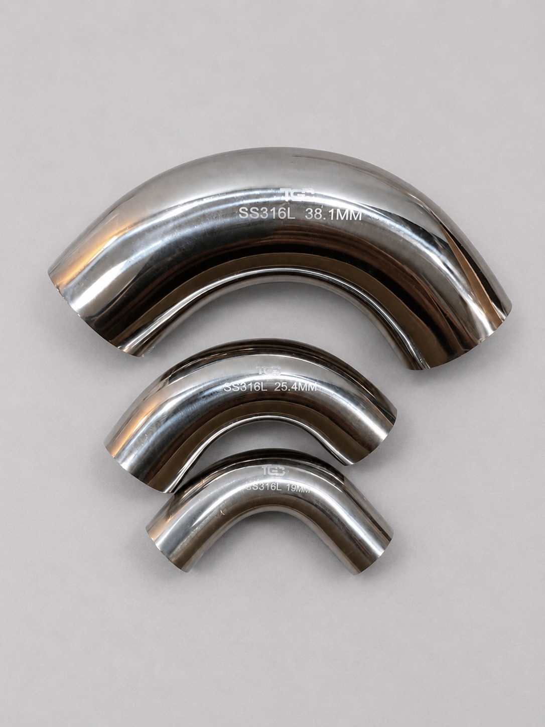 Sanitary elbows and tees
