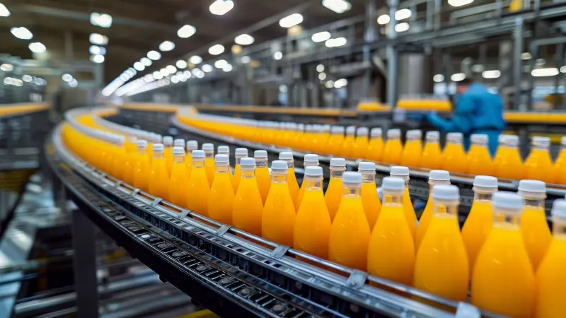 Beverage bottling line